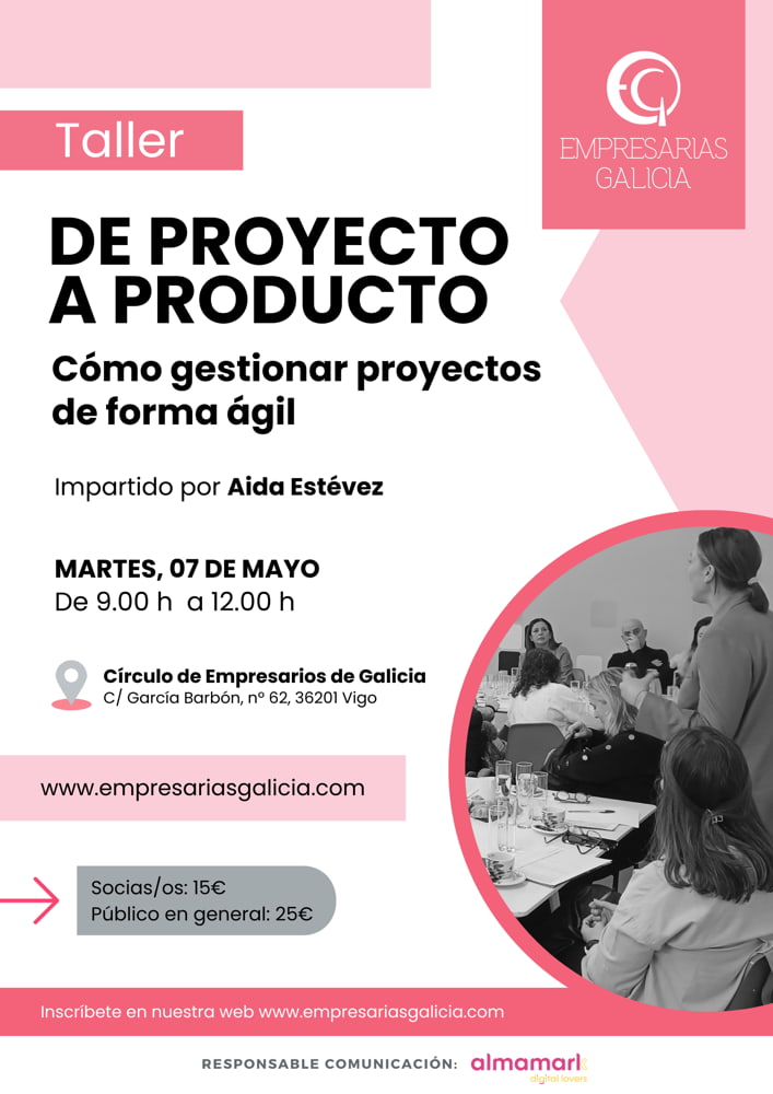 Taller: De proyecto a producto por Aida Estévez