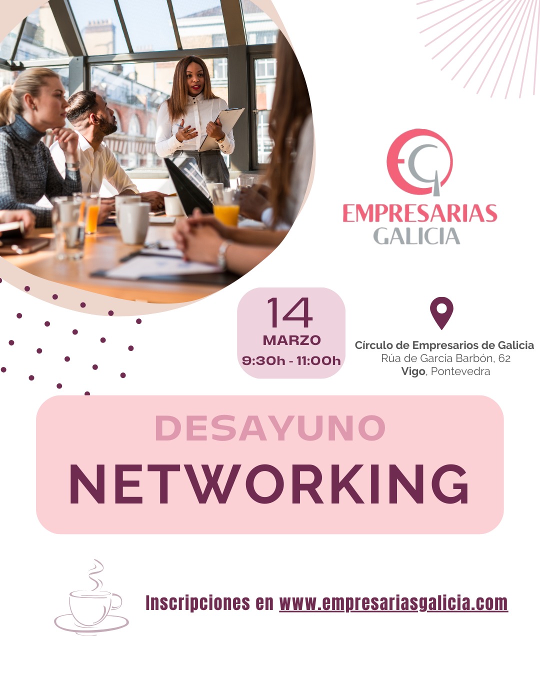 Desayuno Networking Círculo de Empresarios (Vigo)