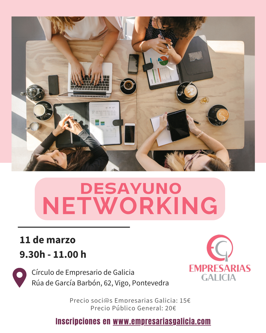 Desayuno Networking Círculo de Empresarios (Vigo)