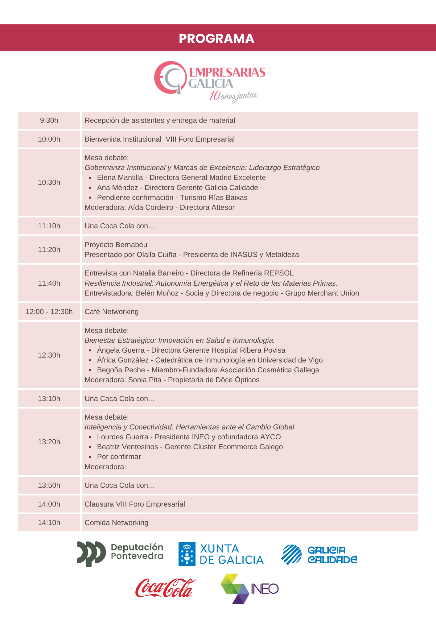 PROGRAMA VIII FORO