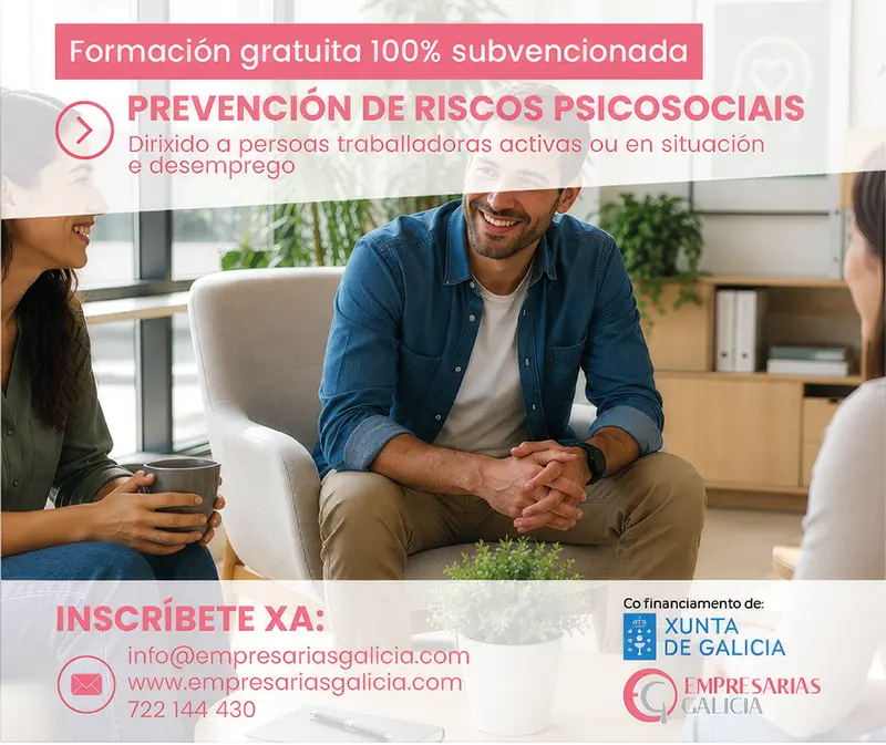 empresarias galicia_curso xunta_prevencion riscos psicosociais