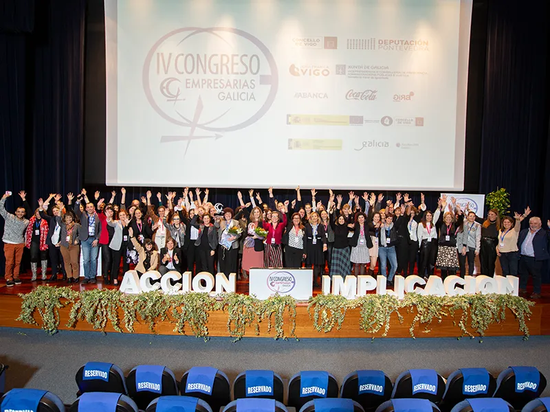 Foto de grupo del IV Congreso Empresarial Empresarias Galicia